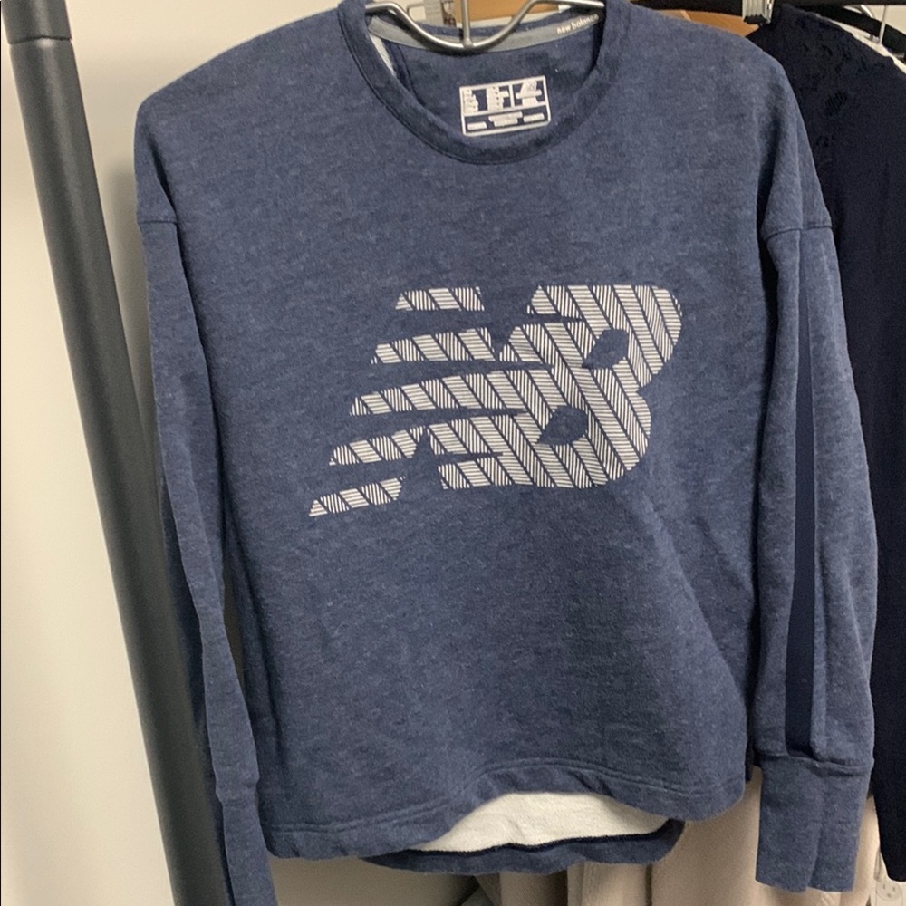 New Balance Blue Sweatshirt - Size S - Like New